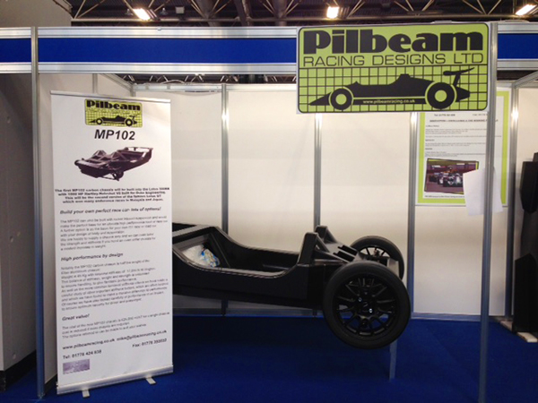 Pilbeam MP102 Carbon GT Chassis at Autosport International 2017