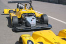 Pilbeam MP98 in the pit lane at Oulton Park (June 2008) .. click on this thumbnail to bring the bigger version into a new window.