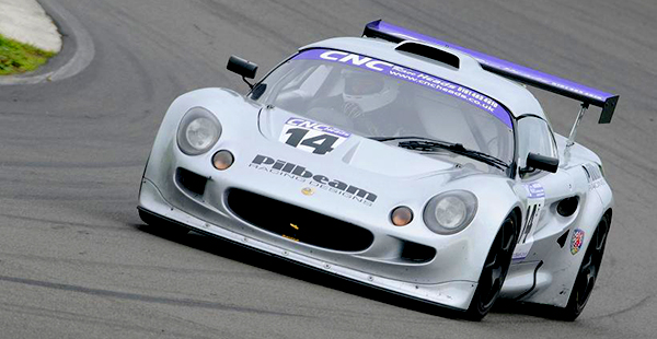 Lotus Exige of Stephen Hibbert built with Pilbeam Racing MP102 carbon chassis